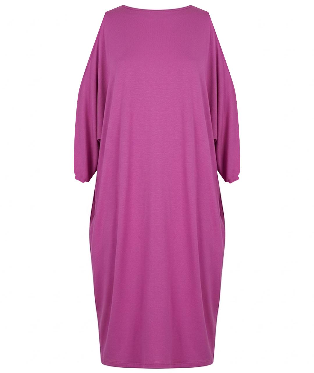 DIADORA HERITAGE Розовое шелковое коктейльное платье, фото 1