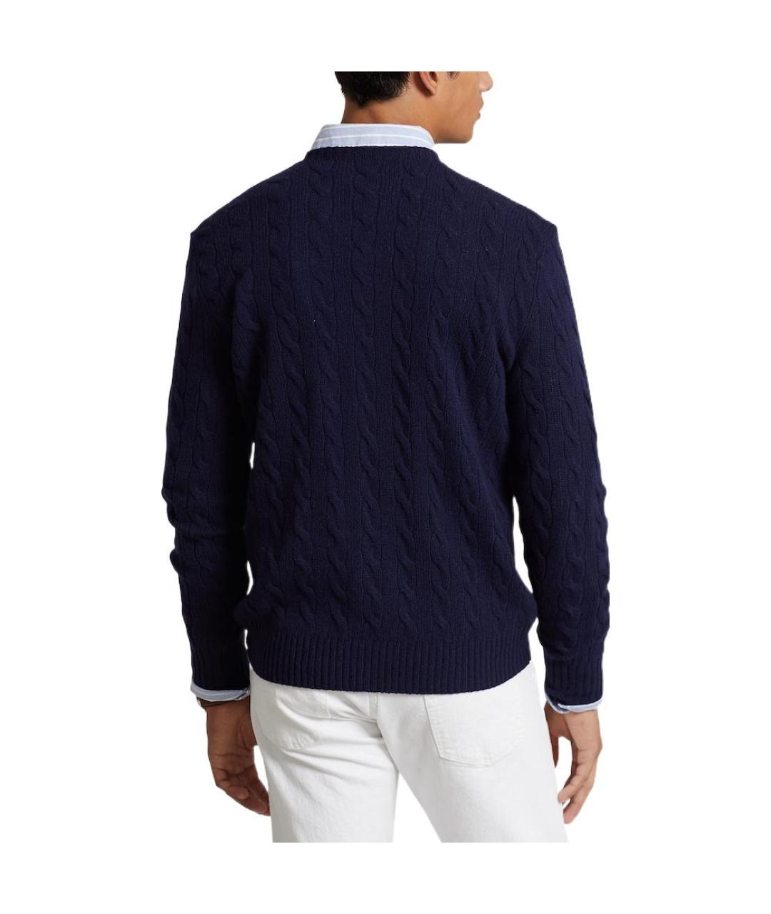 POLO RALPH LAUREN Синий джемпер / свитер, фото 4