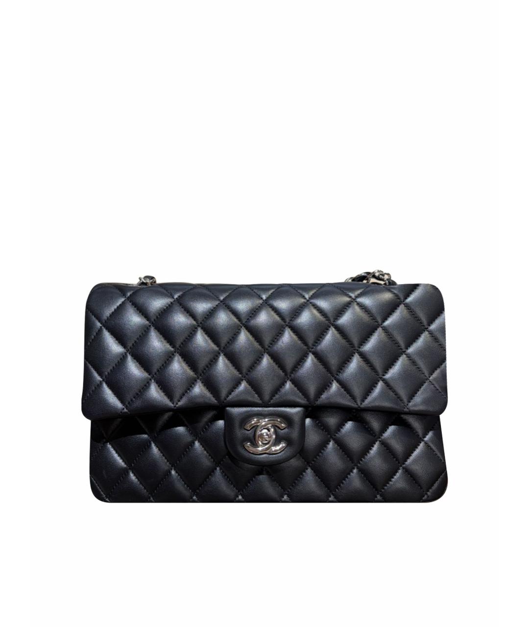 CHANEL Черная кожаная сумка через плечо, фото 1