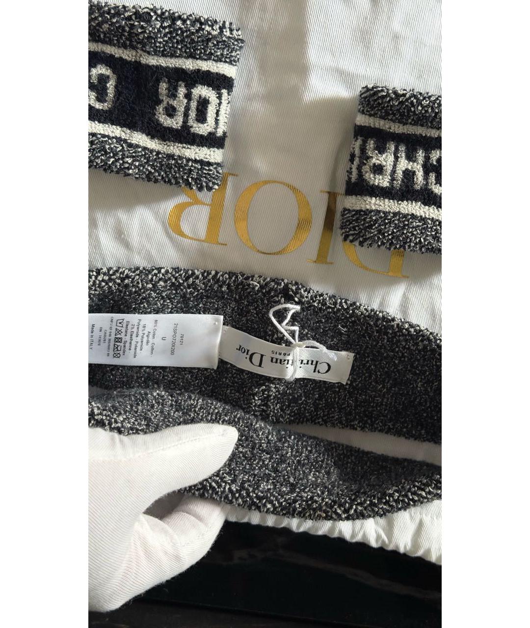 CHRISTIAN DIOR Серая повязка на голову, фото 6