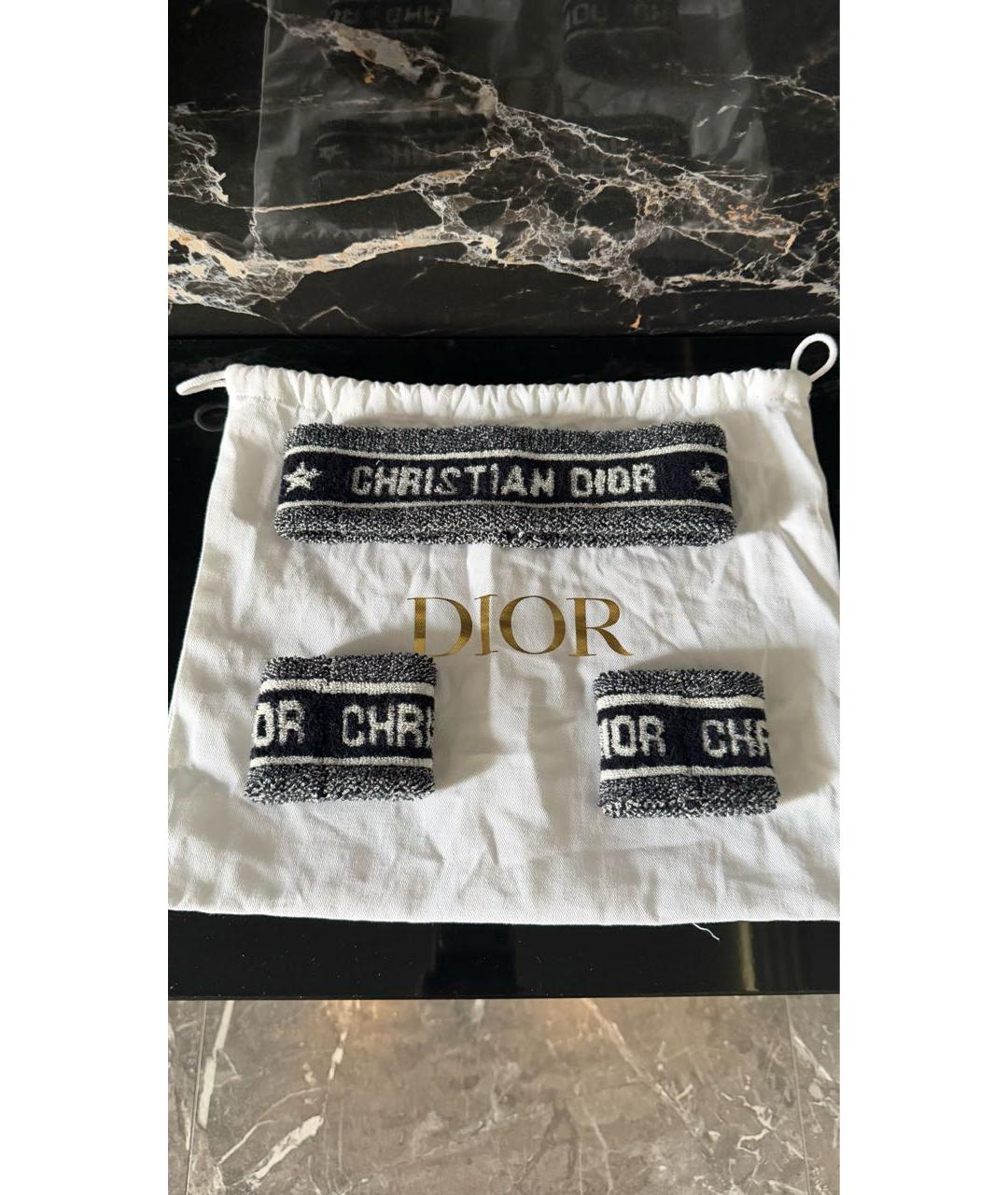 CHRISTIAN DIOR Серая повязка на голову, фото 4