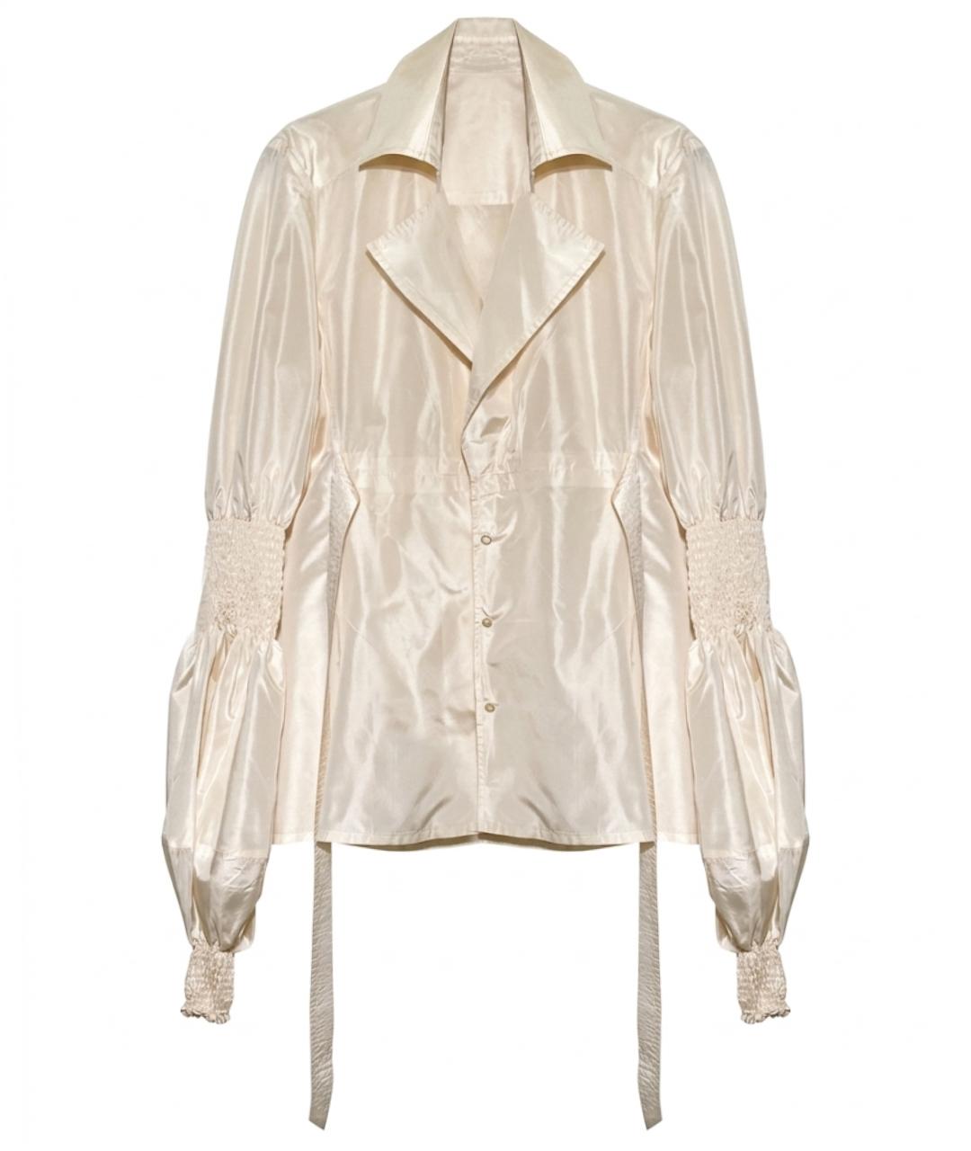 ERMANNO SCERVINO Белая хлопковая блузы, фото 1