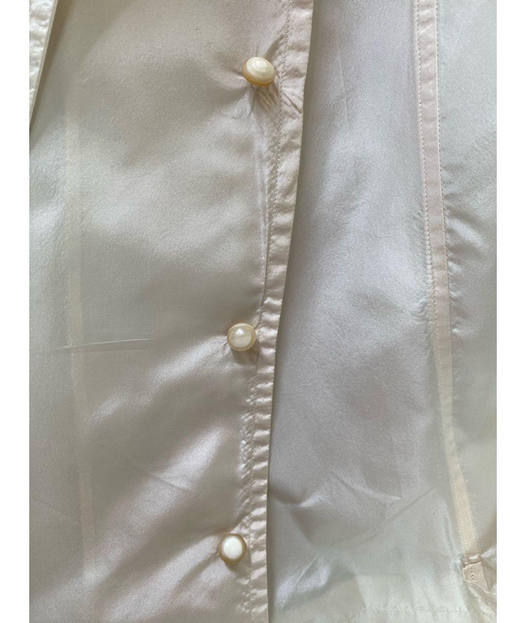 ERMANNO SCERVINO Белая хлопковая блузы, фото 4
