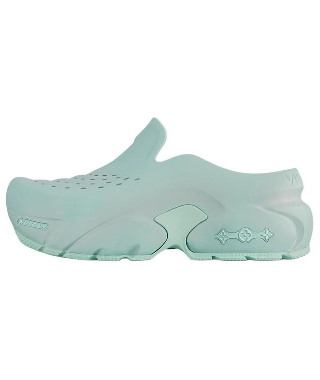 LOUIS VUITTON Зеленые сандалии, фото 2