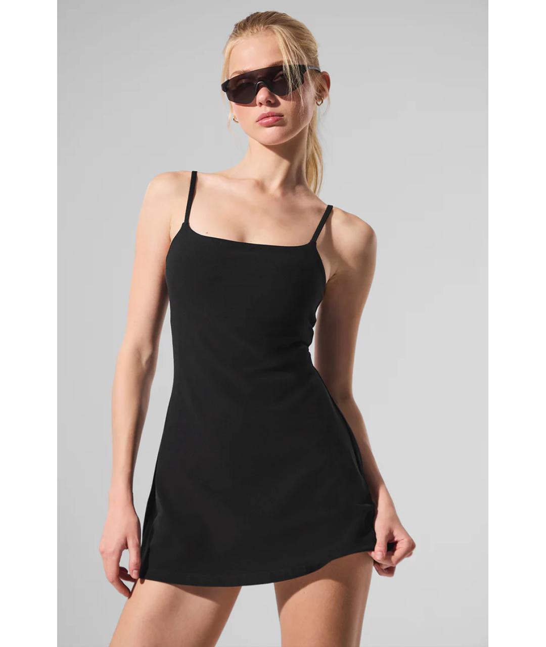 ALO YOGA Черное платье, фото 4