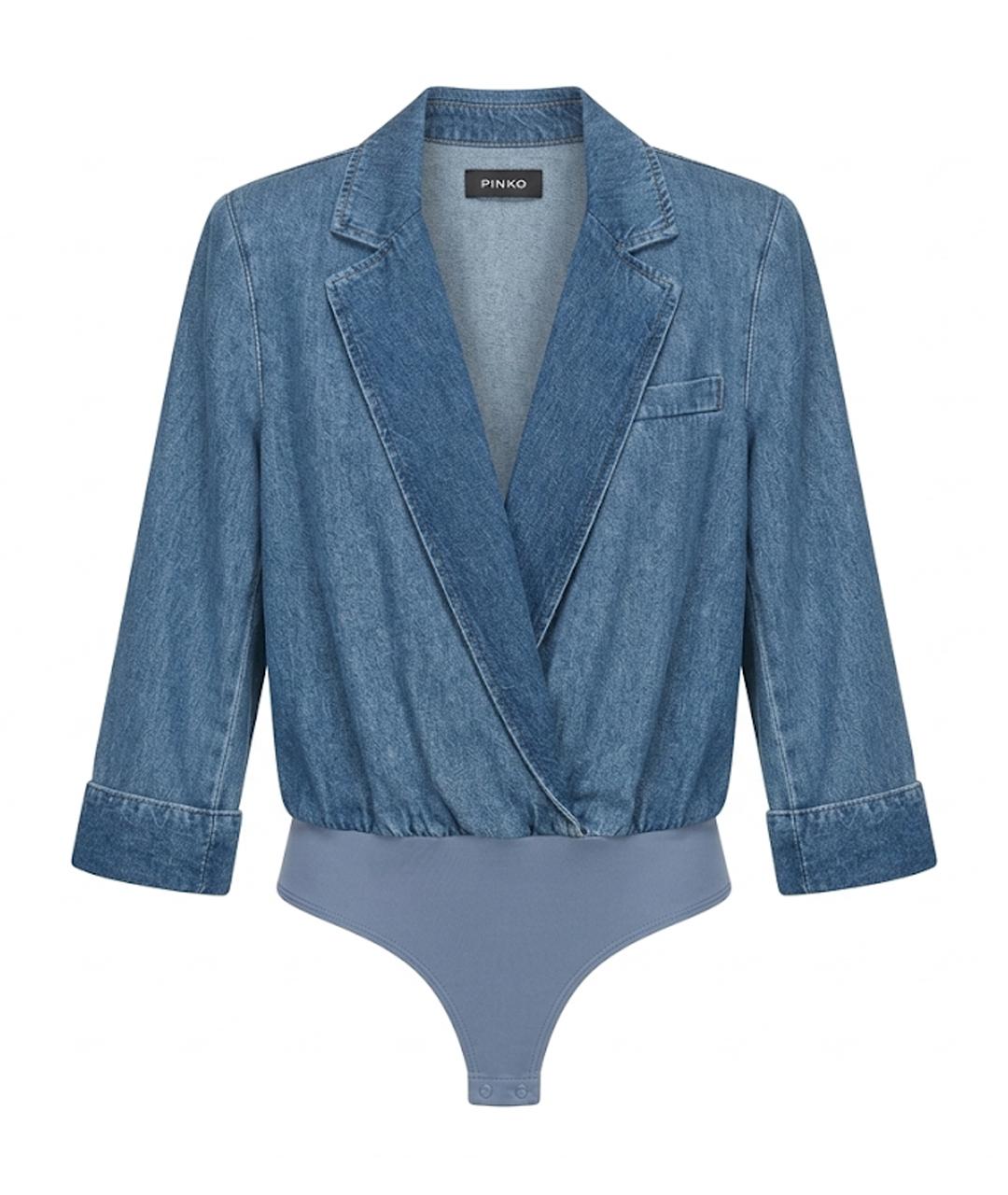 PINKO Синяя рубашка, фото 1