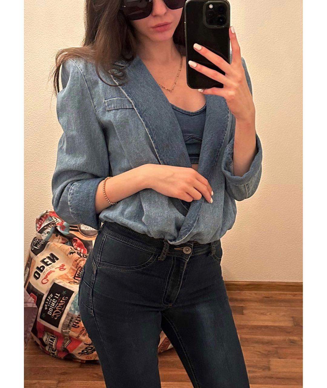 PINKO Синяя рубашка, фото 3