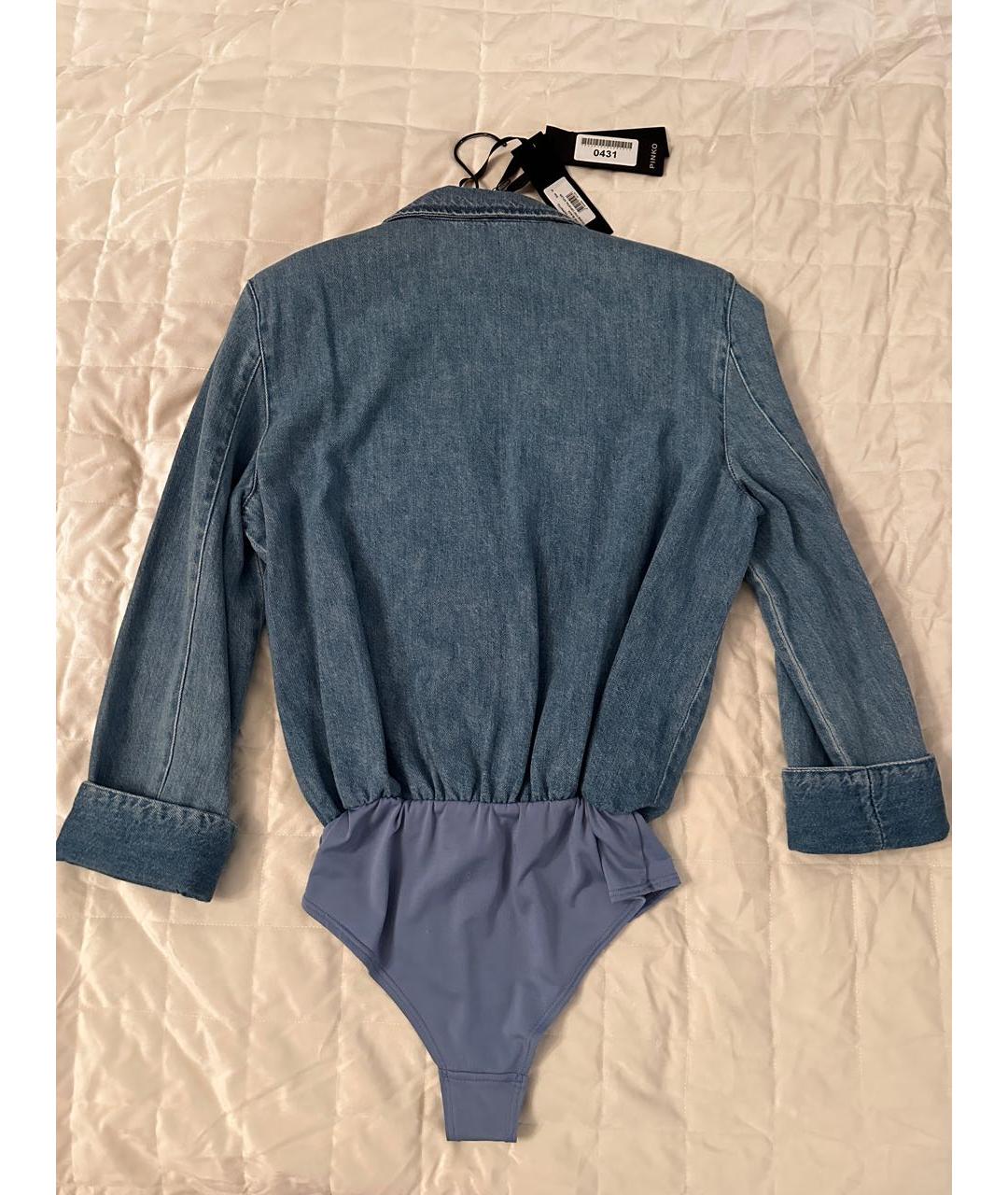 PINKO Синяя рубашка, фото 2