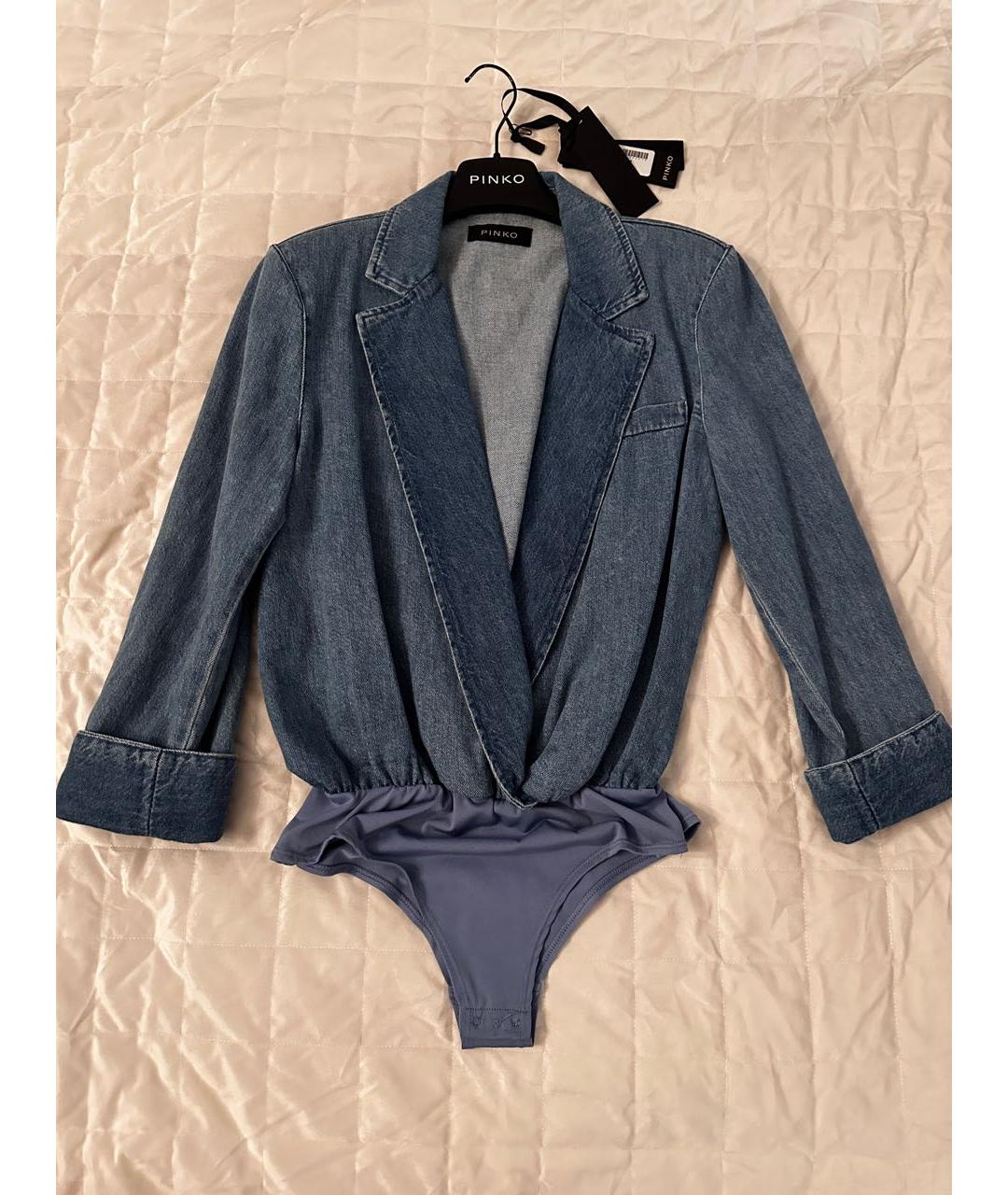 PINKO Синяя рубашка, фото 4