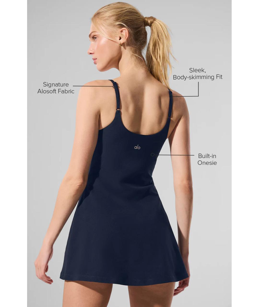 ALO YOGA Синее платье, фото 3