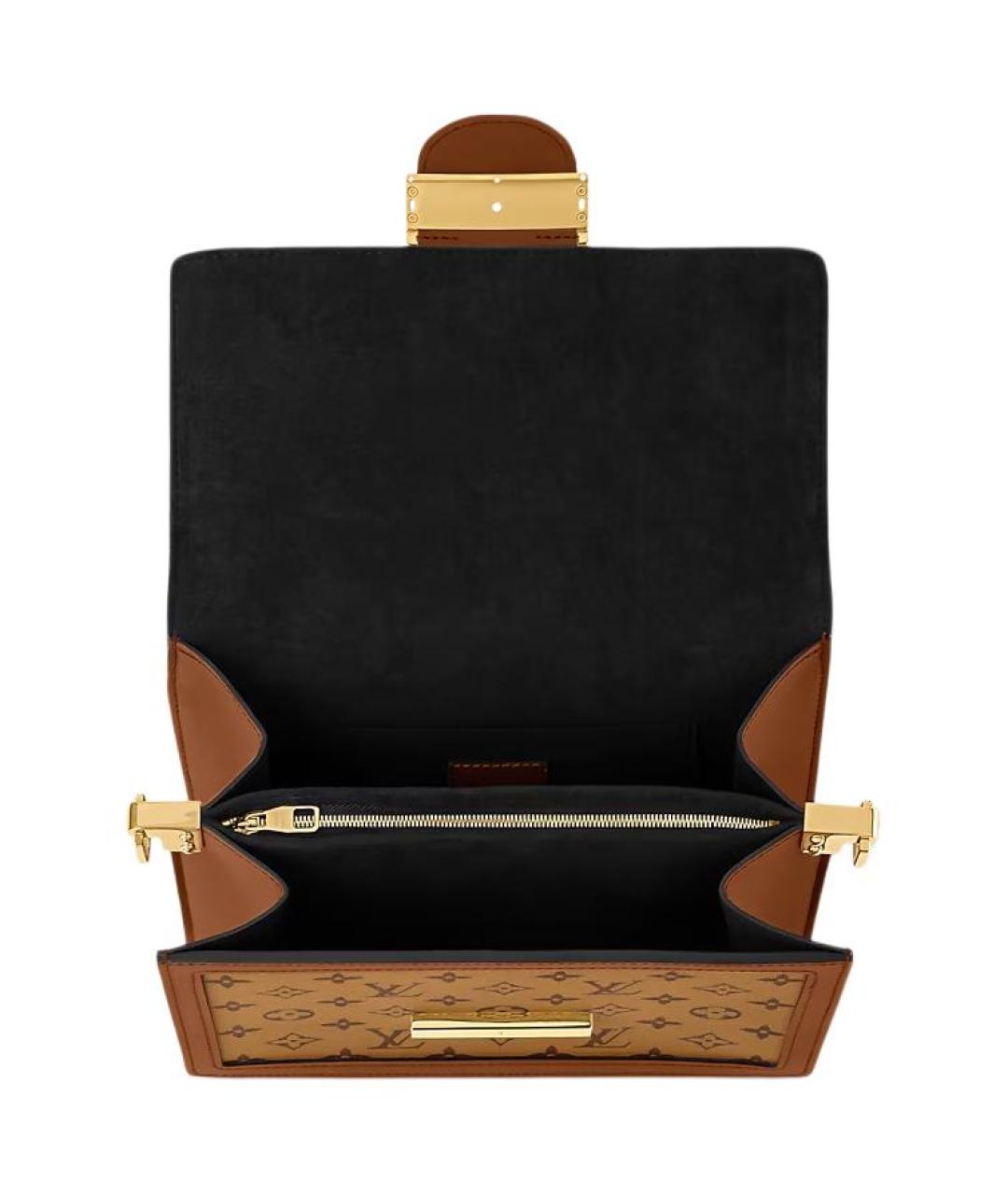 LOUIS VUITTON Коричневая сумка через плечо, фото 4