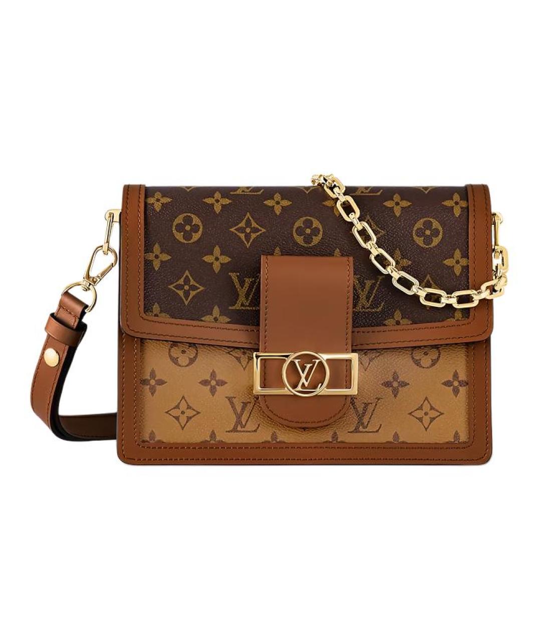 LOUIS VUITTON Коричневая сумка через плечо, фото 1