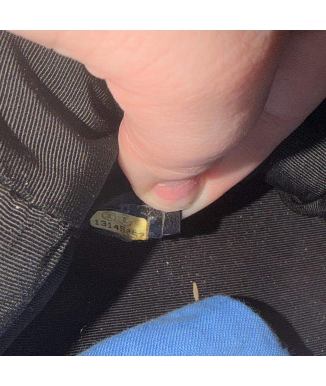 CHANEL Черная кожаная сумка через плечо, фото 5