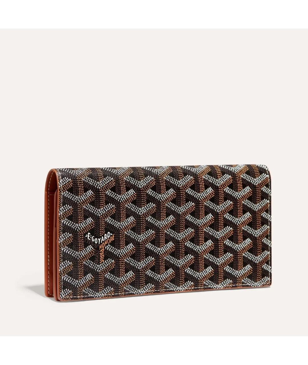 GOYARD Коричневый кошелек, фото 4