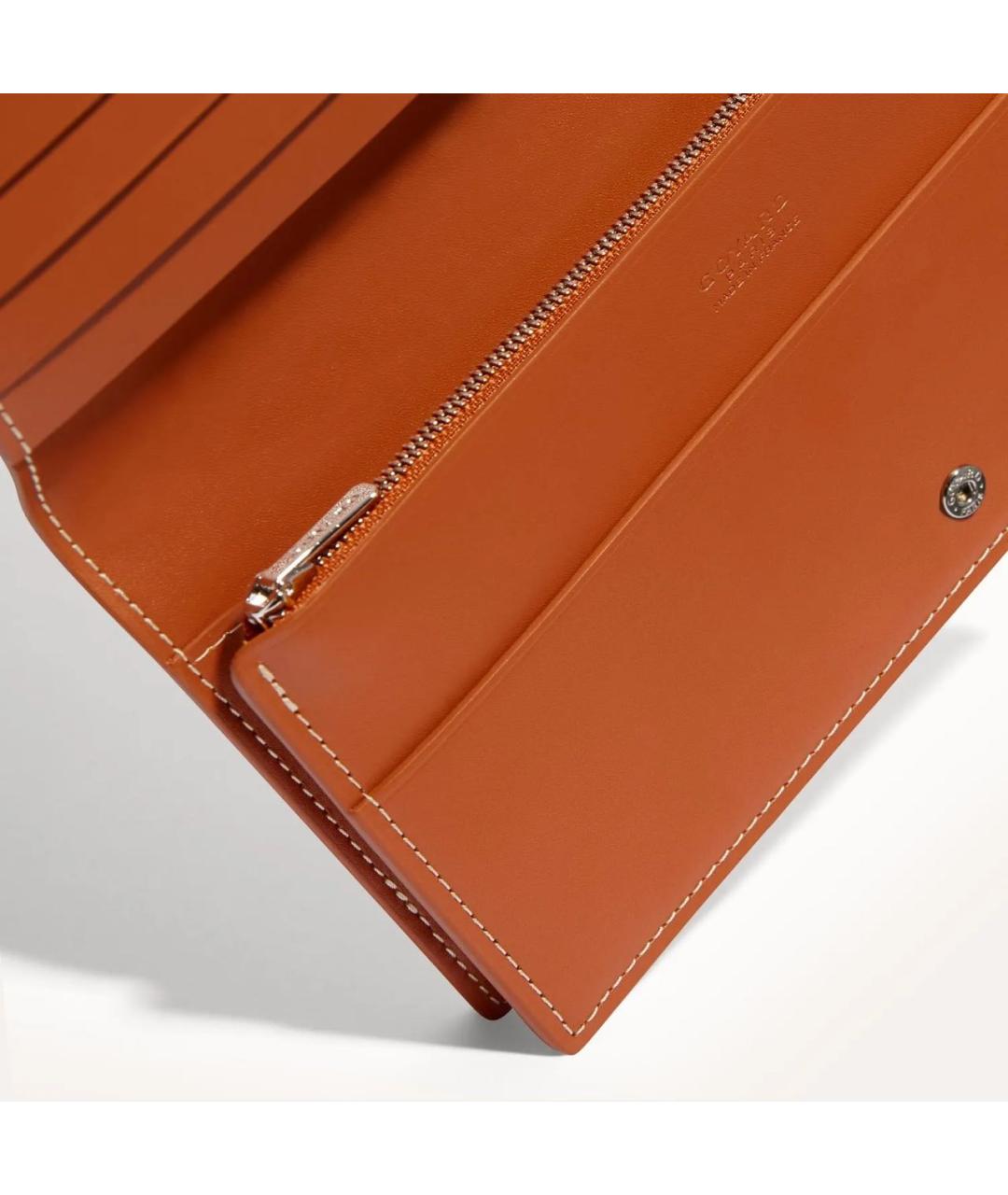 GOYARD Коричневый кошелек, фото 3