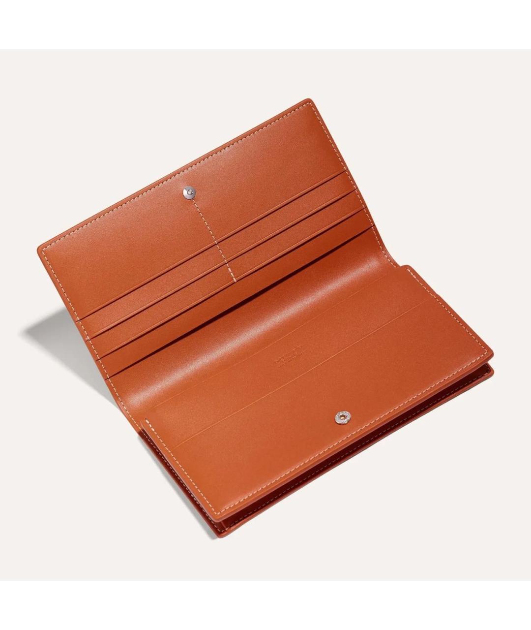 GOYARD Коричневый кошелек, фото 2