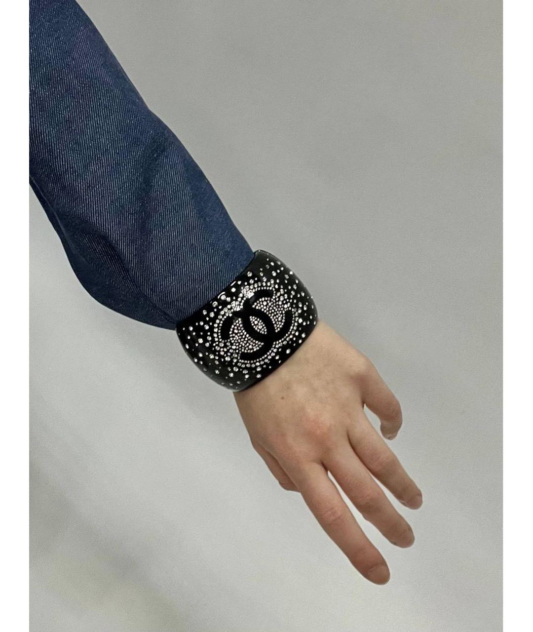 CHANEL Черный браслет, фото 3