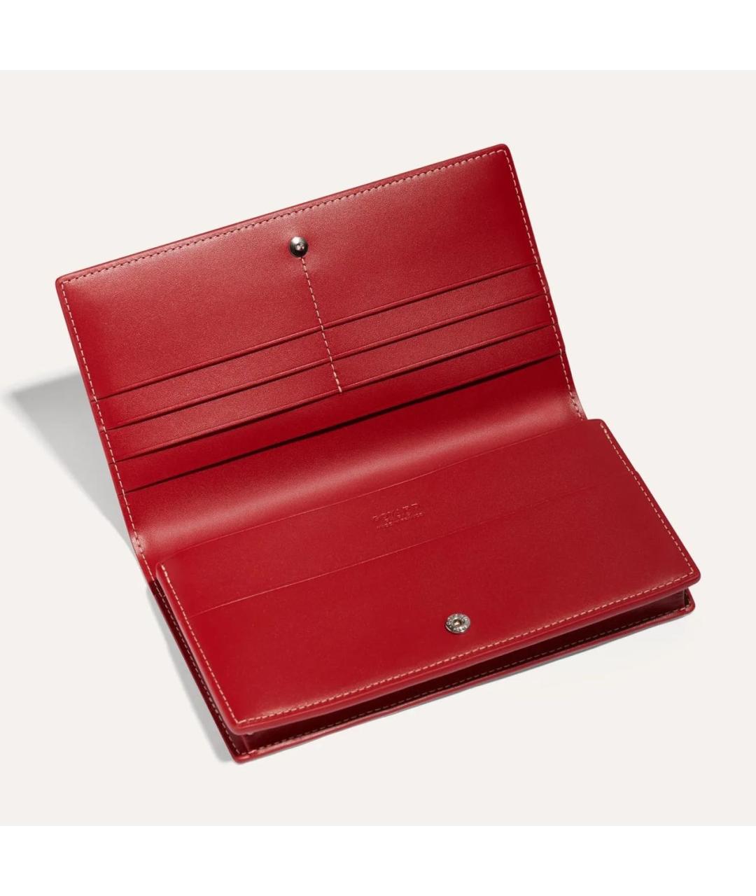 GOYARD Красный кошелек, фото 2