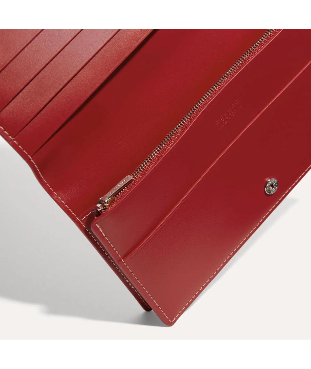 GOYARD Красный кошелек, фото 3