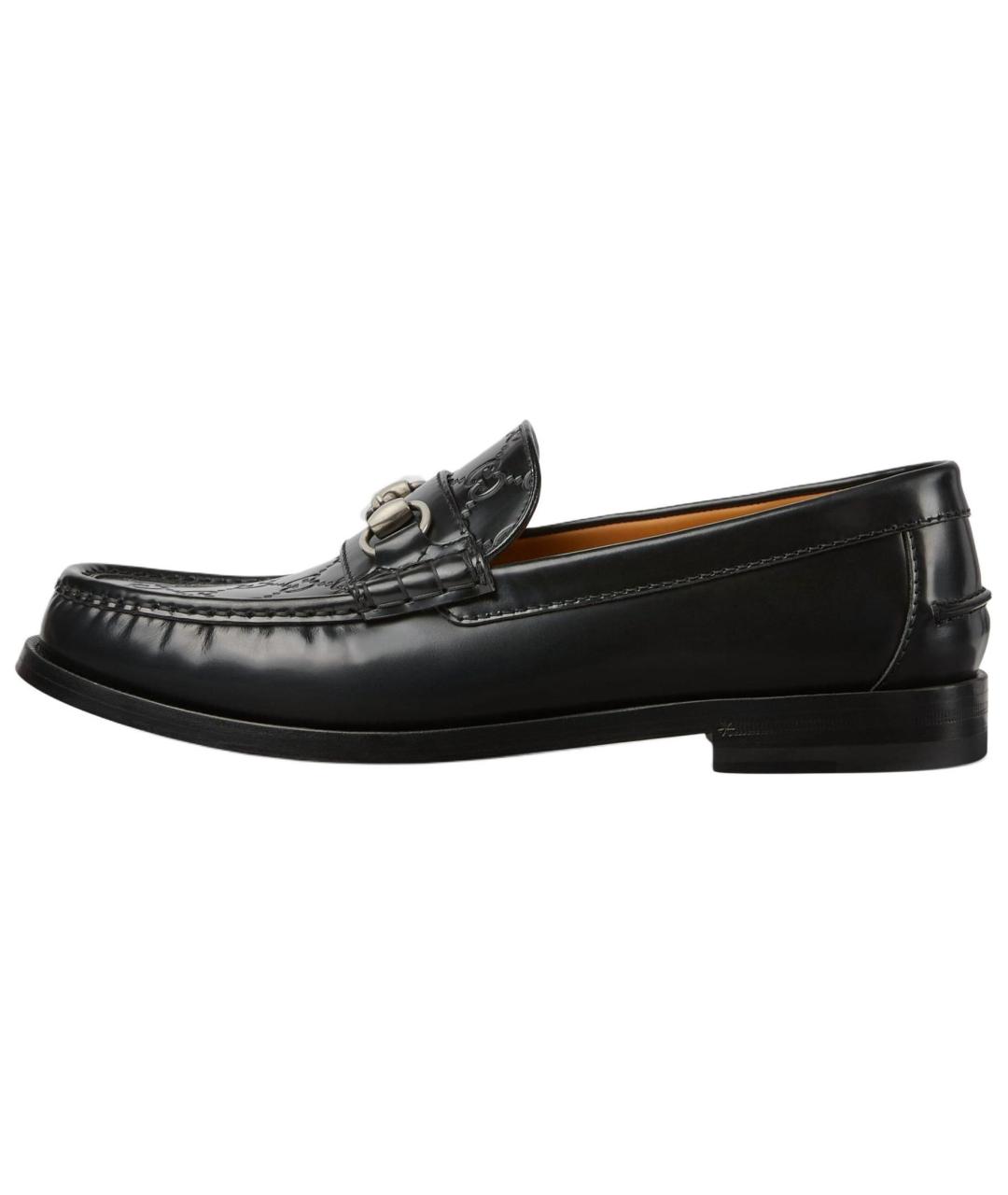 GUCCI Черные кожаные лоферы, фото 2