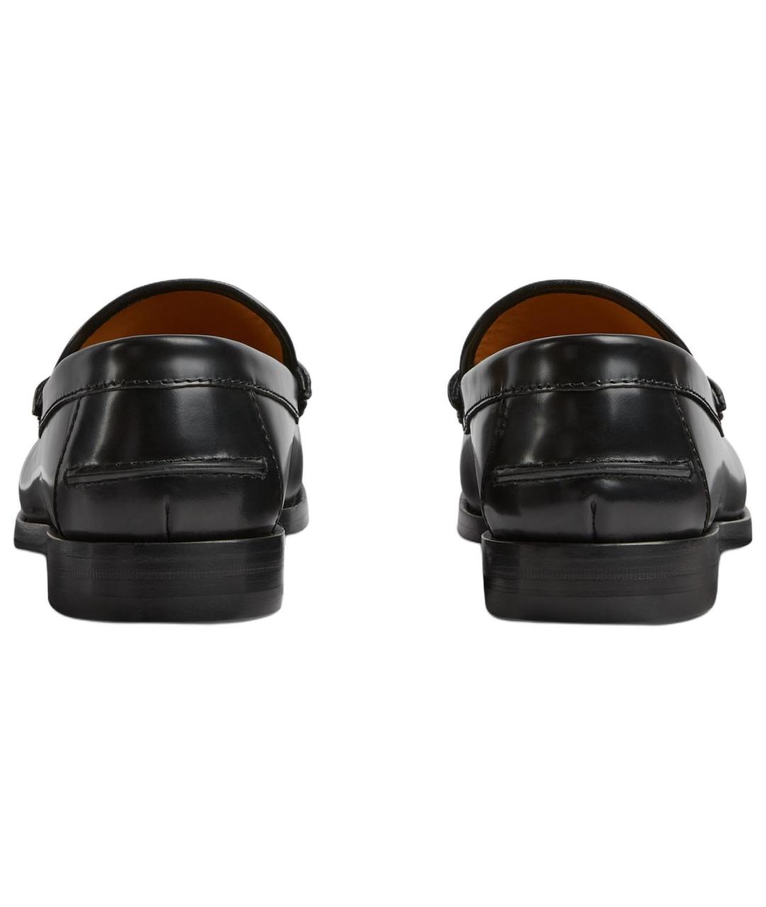 GUCCI Черные кожаные лоферы, фото 5