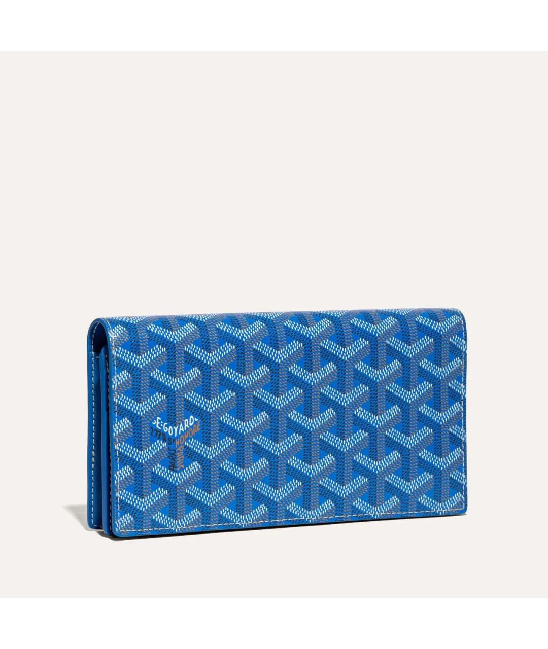 GOYARD Синий кошелек, фото 4