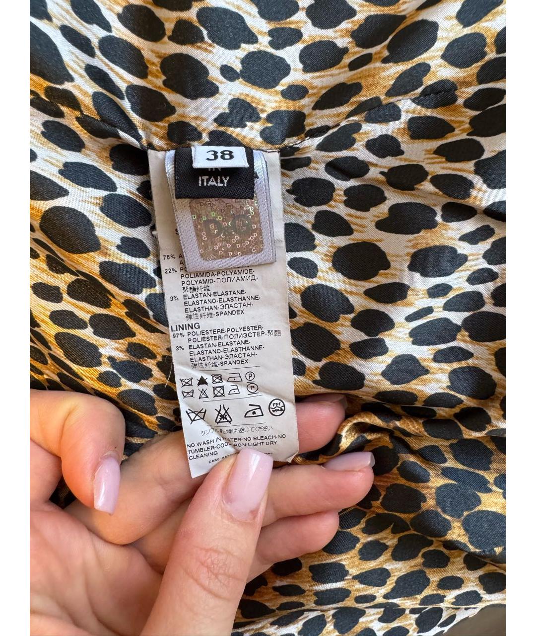 DOLCE&GABBANA Черный полиэстеровый жакет/пиджак, фото 3