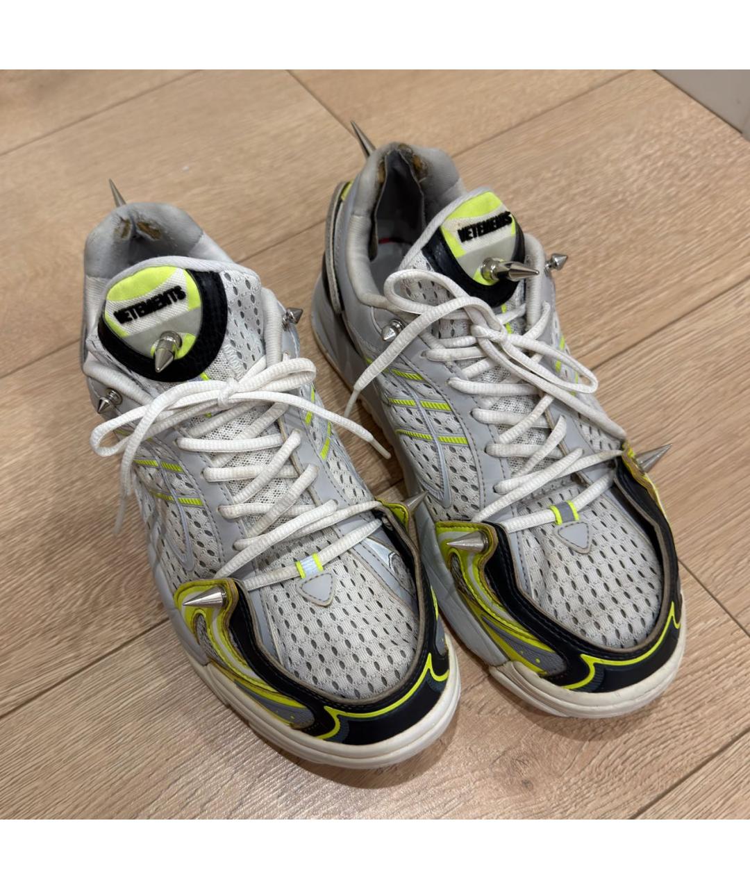 VETEMENTS Серые синтетические низкие кроссовки / кеды, фото 2