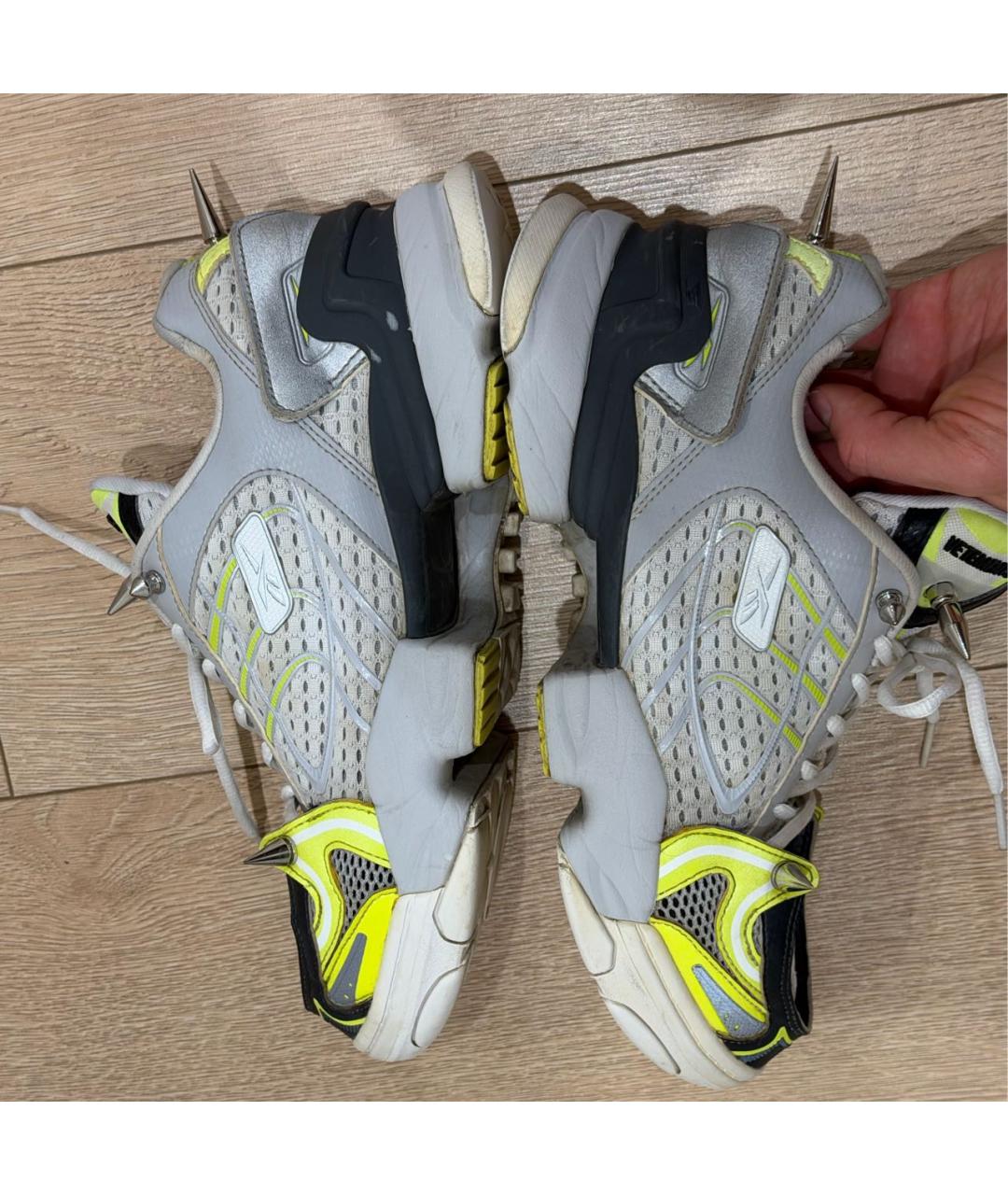 VETEMENTS Серые синтетические низкие кроссовки / кеды, фото 6