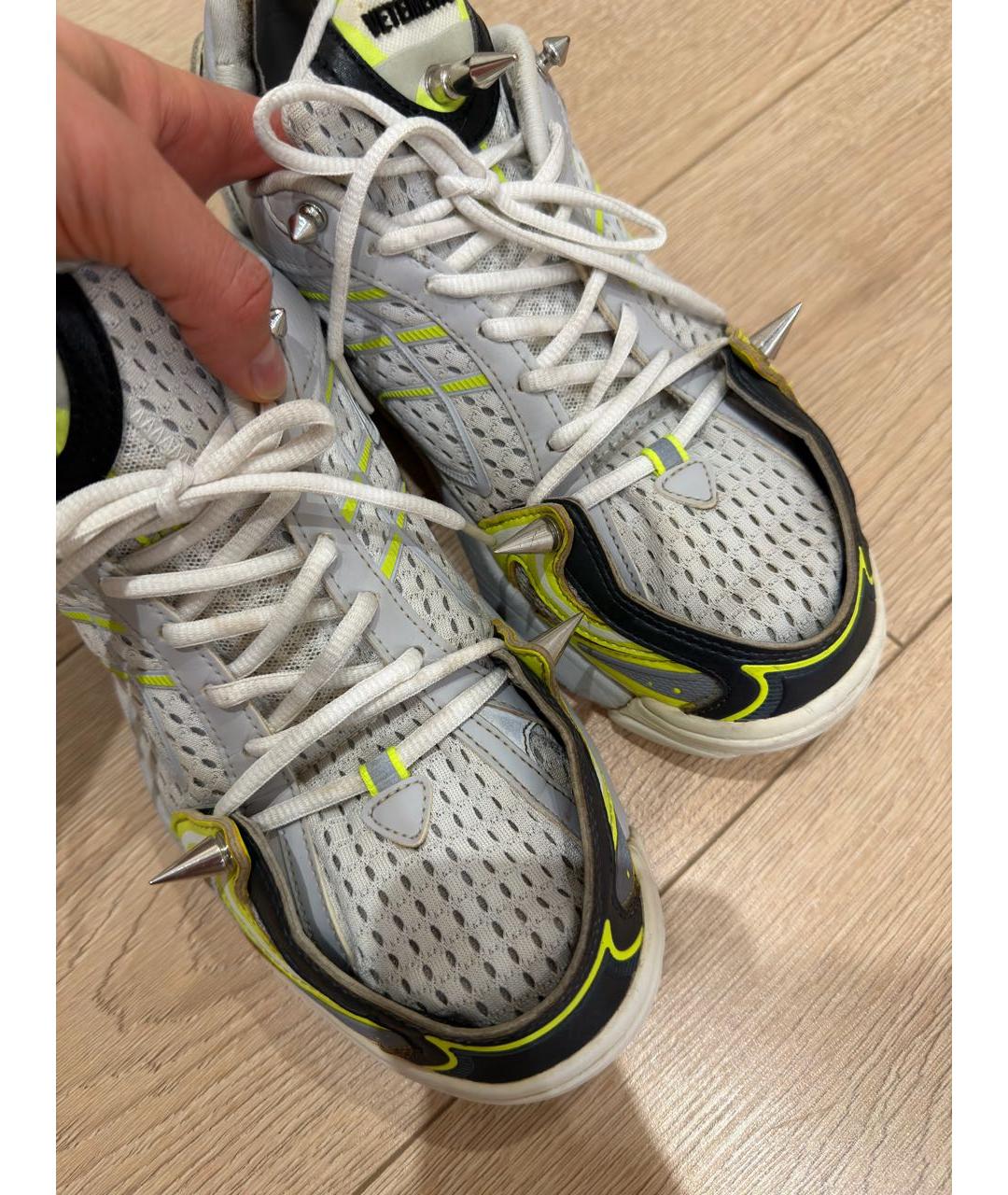 VETEMENTS Серые синтетические низкие кроссовки / кеды, фото 4