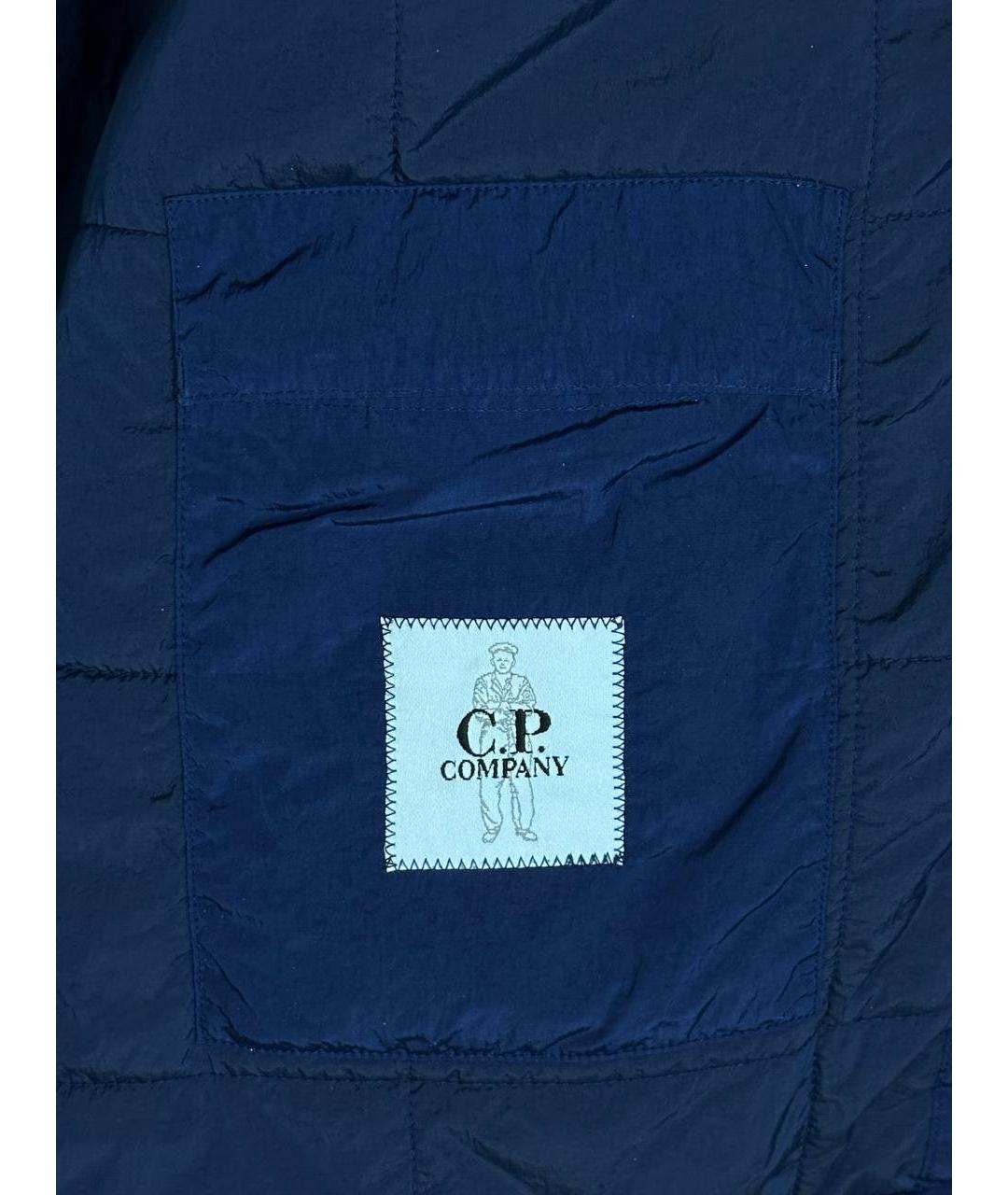 CP COMPANY Синяя полиамидовая куртка, фото 7