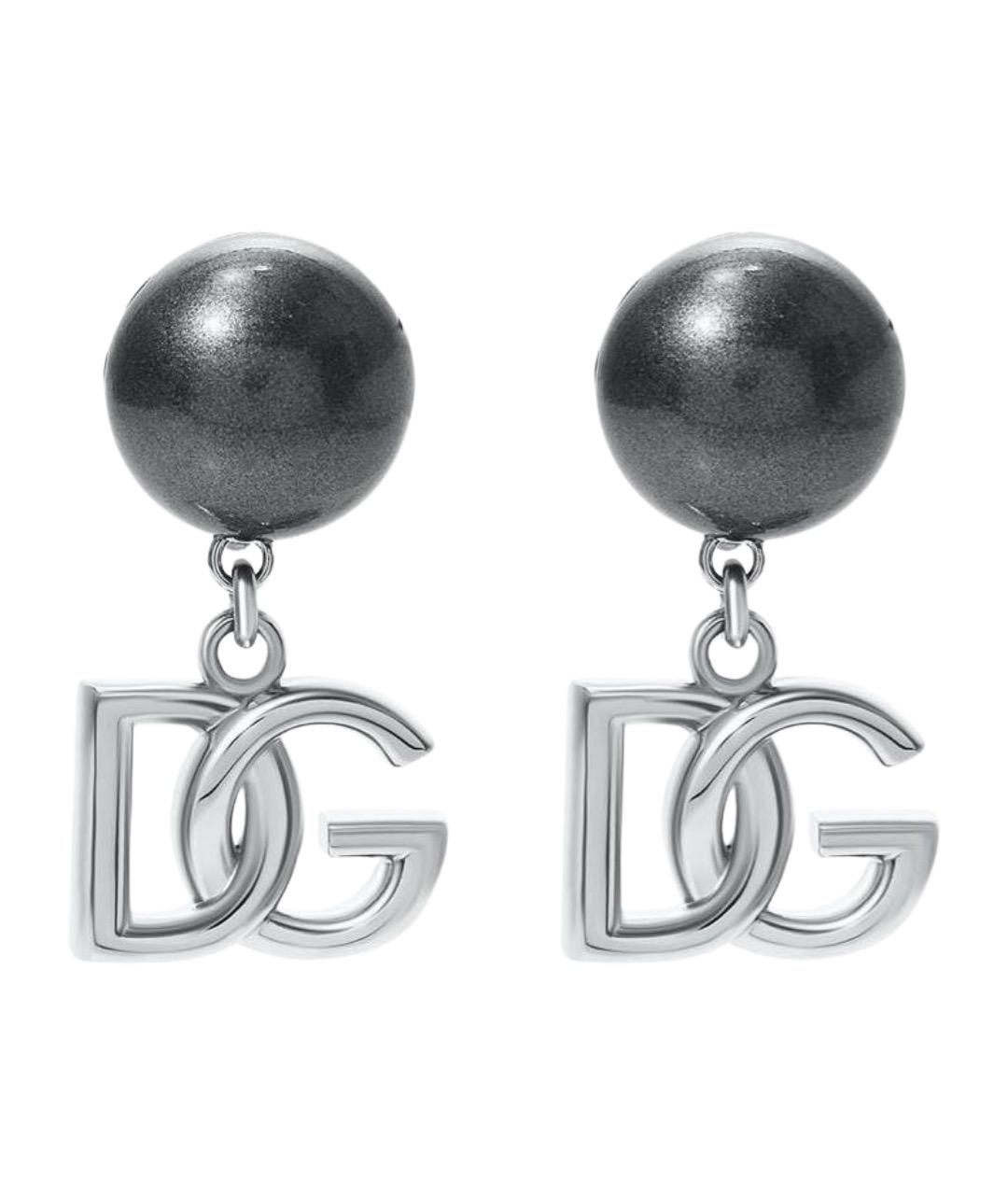 DOLCE&GABBANA Серебряные латунные серьги, фото 1