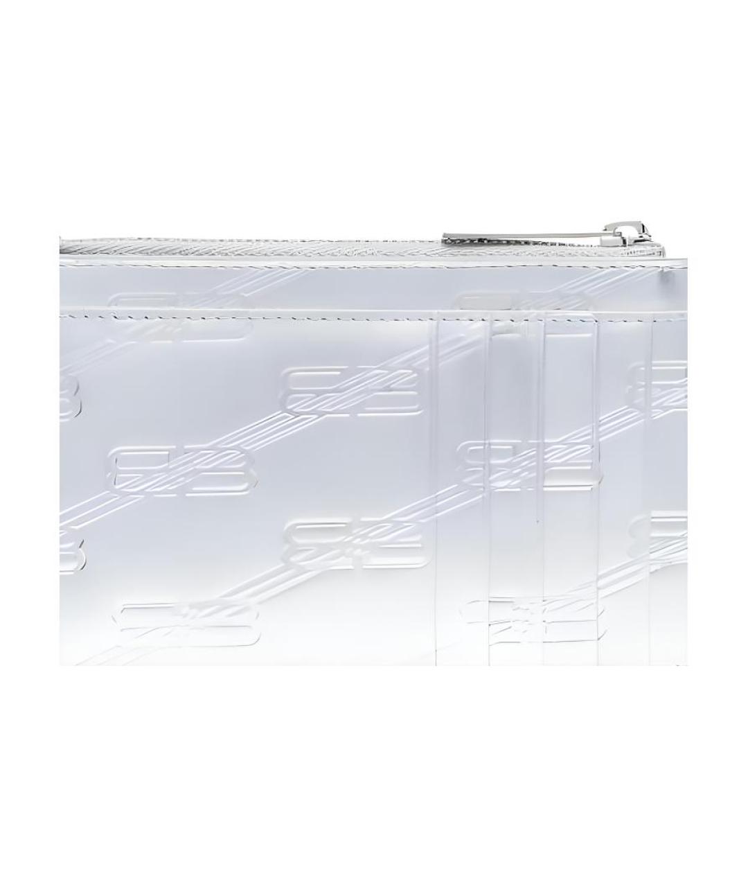 BALENCIAGA Серебрянный кожаный кардхолдер, фото 4