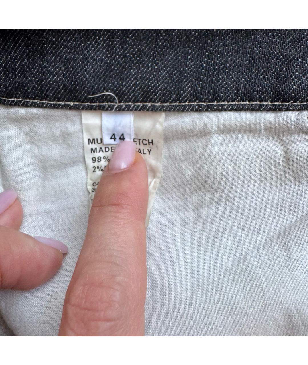 KITON Черные хлопковые джинсы клеш, фото 4