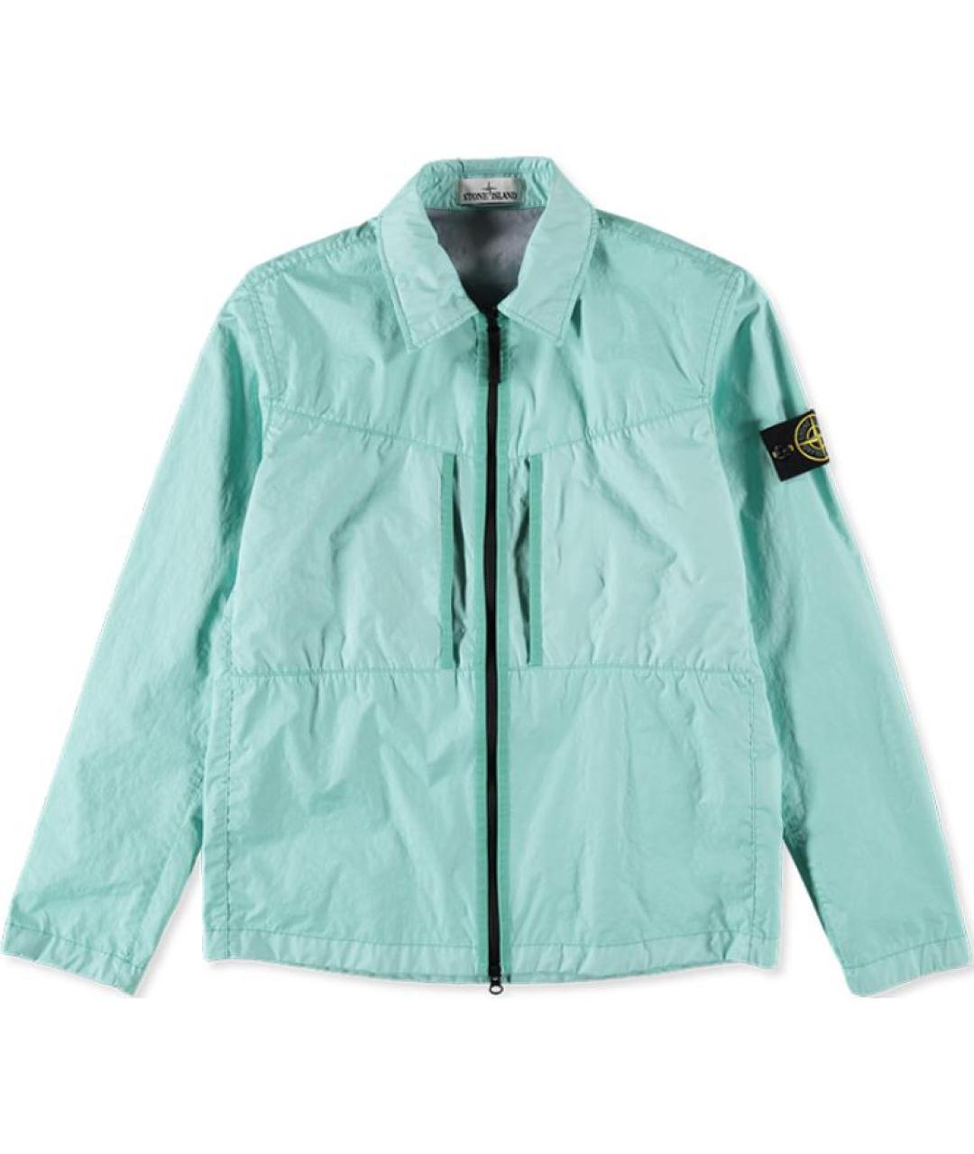 STONE ISLAND Бирюзовая куртка, фото 1
