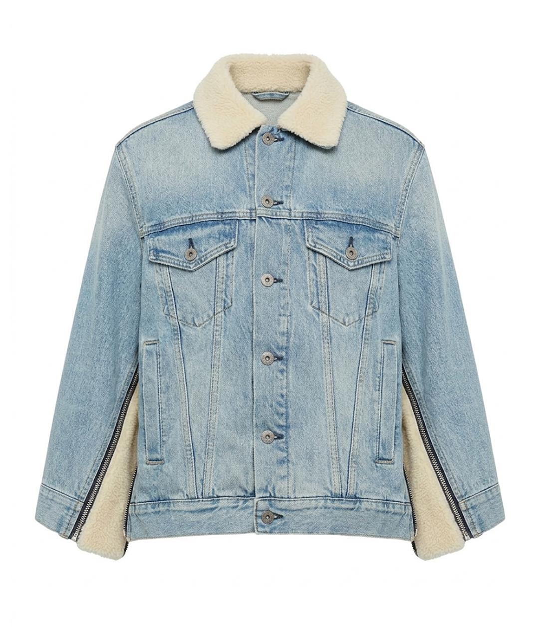 SACAI Голубая хлопковая куртка, фото 1