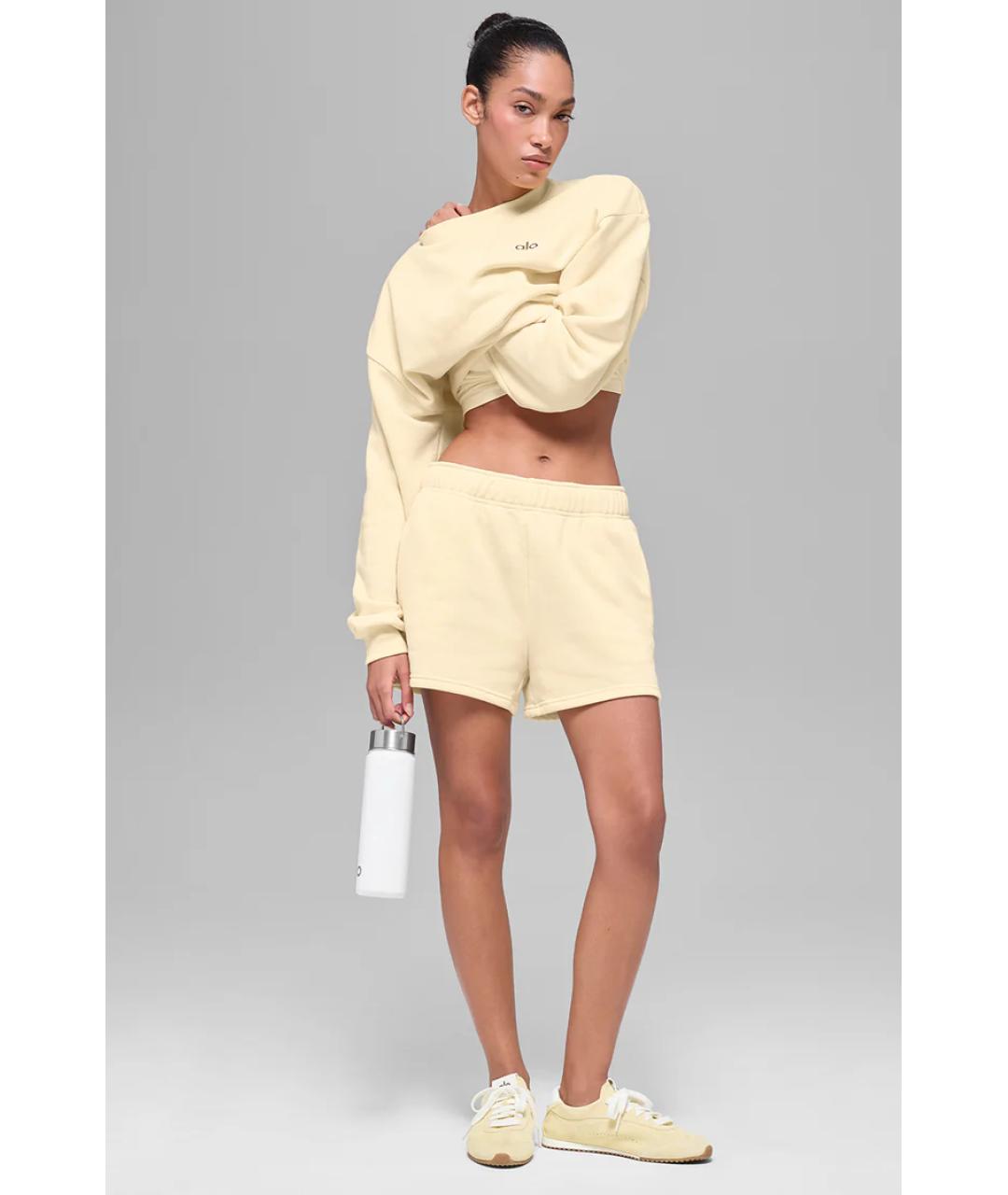 ALO YOGA Желтые шорты, фото 6