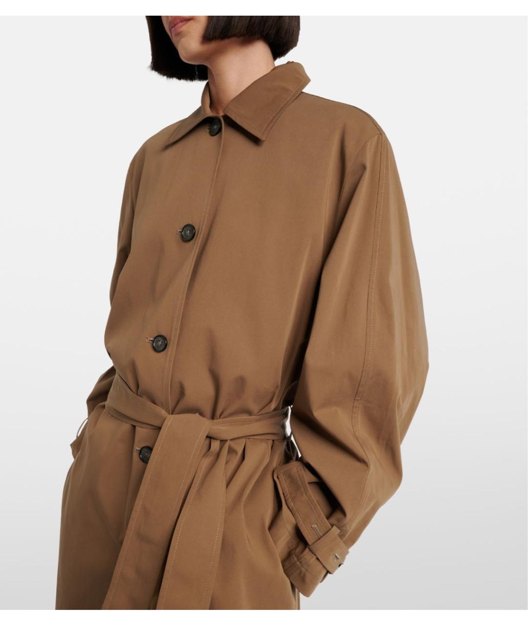 TOTEME Коричневый хлопковый тренч/плащ, фото 2