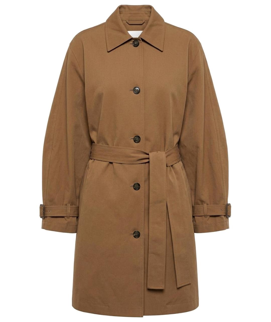 TOTEME Коричневый хлопковый тренч/плащ, фото 1