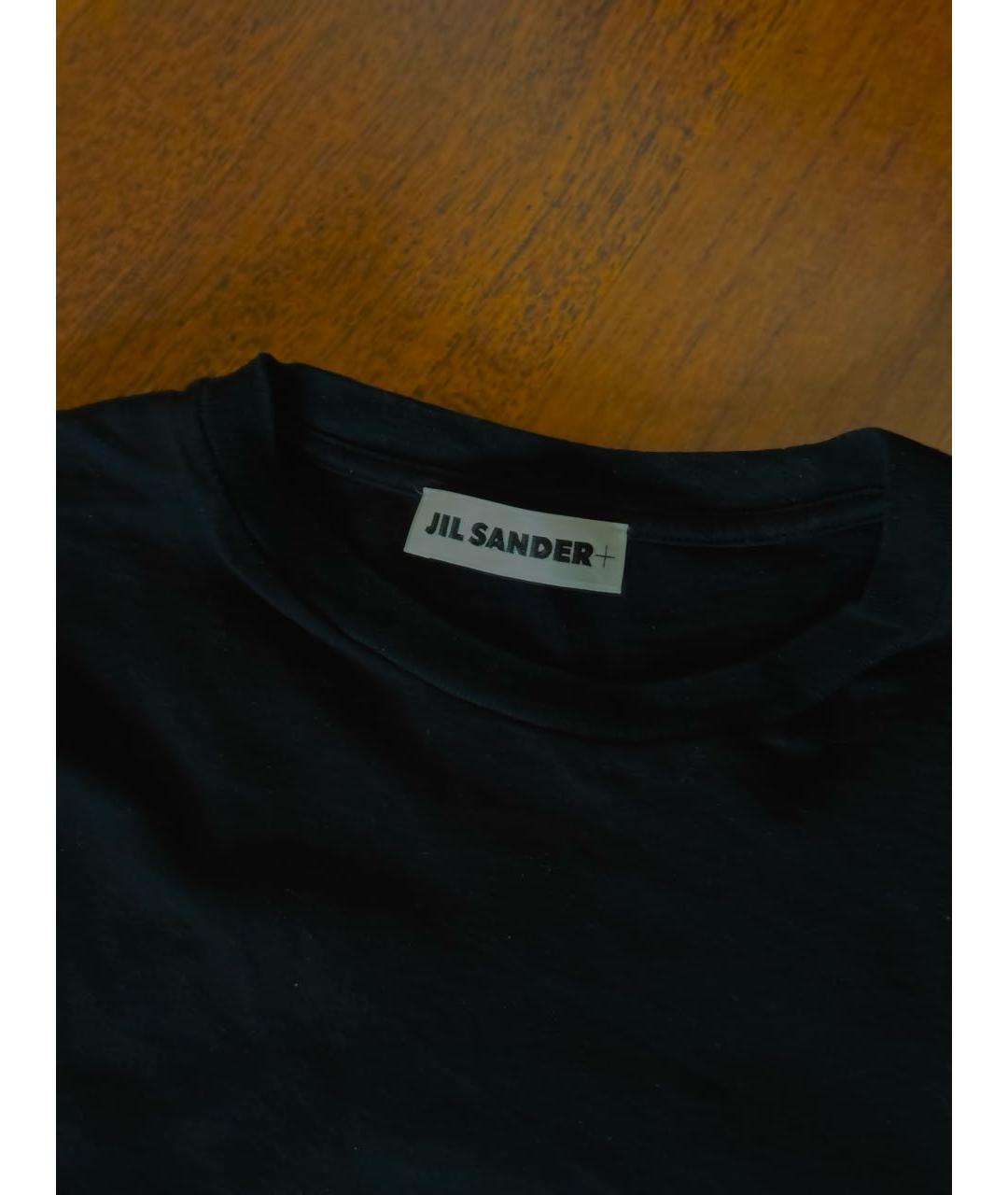 JIL SANDER Черный хлопковый джемпер / свитер, фото 3