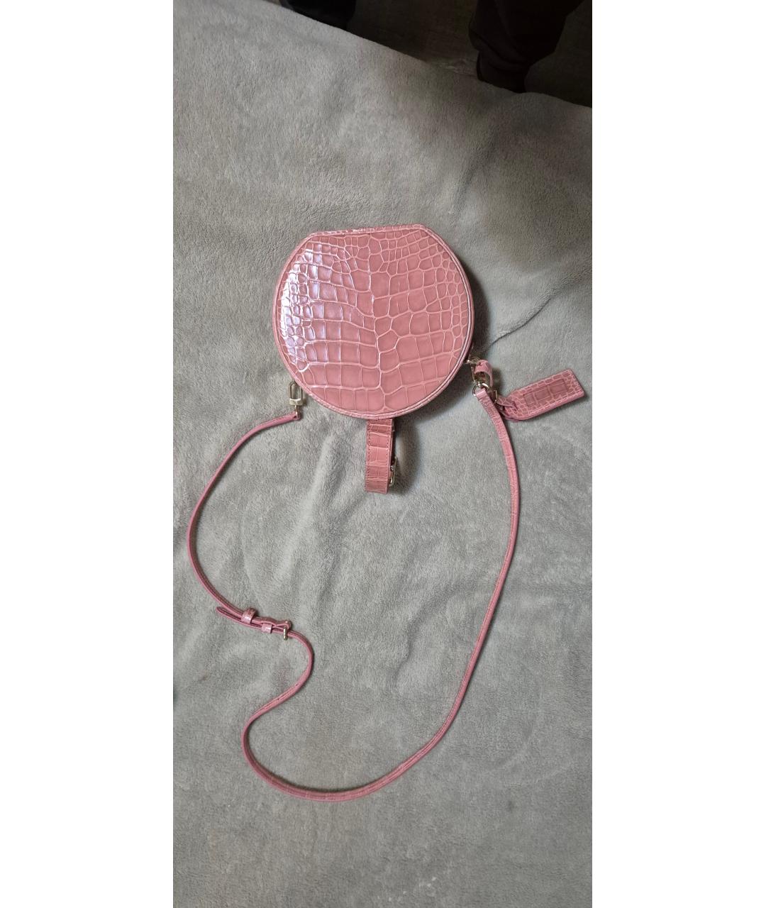 LOUIS VUITTON Розовая сумка через плечо из экзотической кожи, фото 2