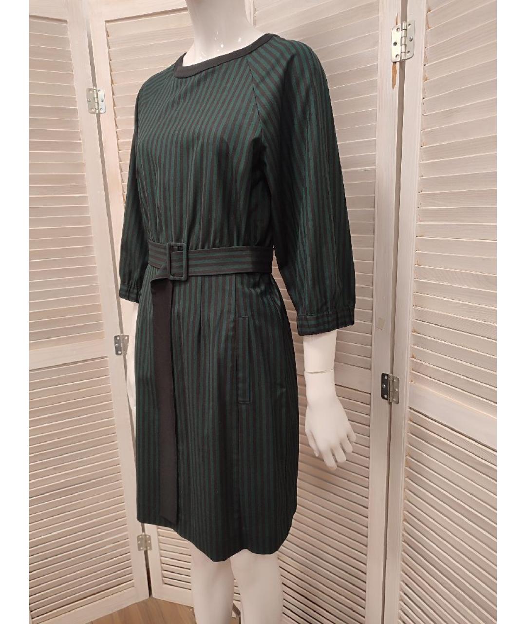 MARELLA Мульти хлопко-эластановое повседневное платье, фото 5