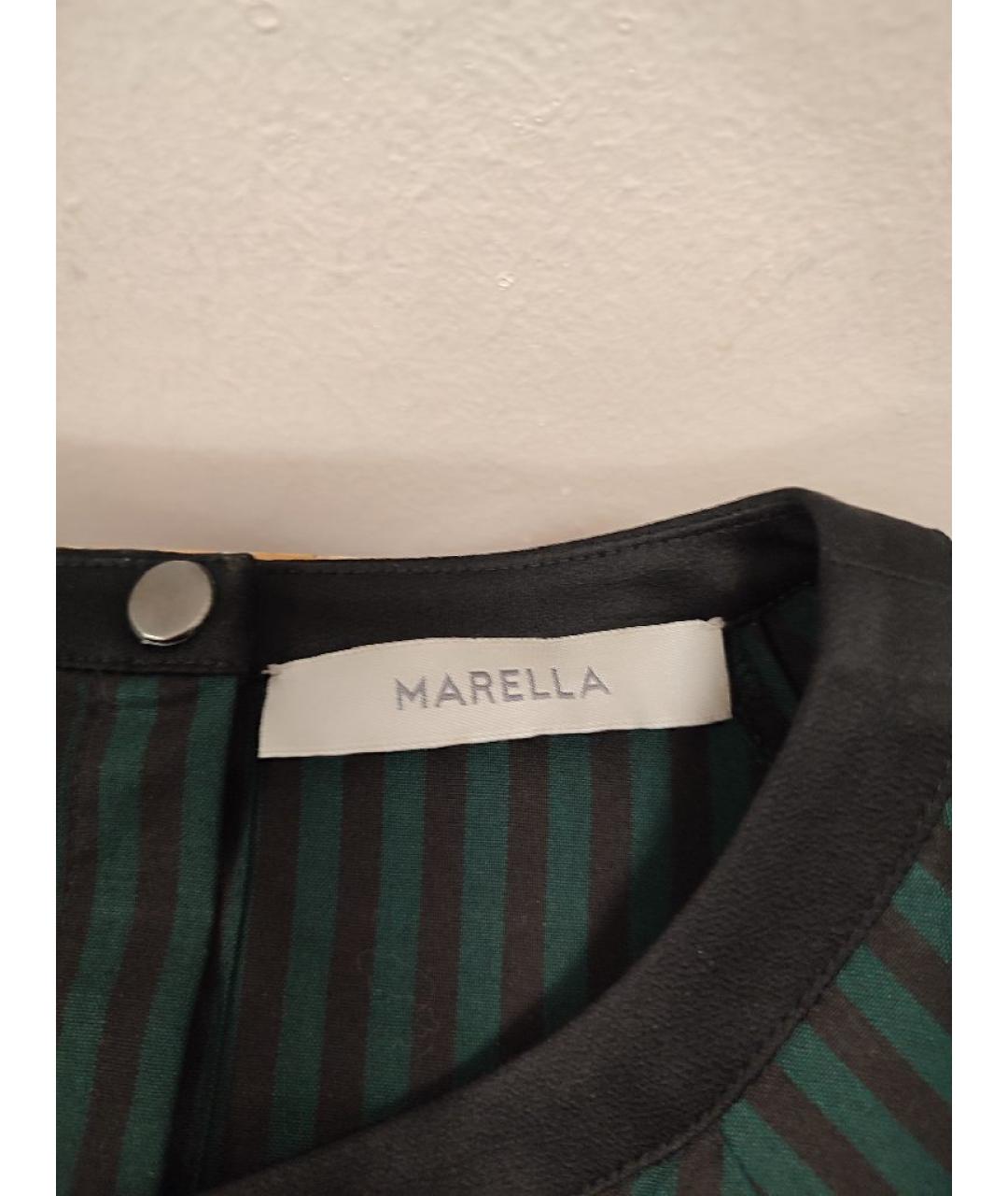 MARELLA Мульти хлопко-эластановое повседневное платье, фото 3