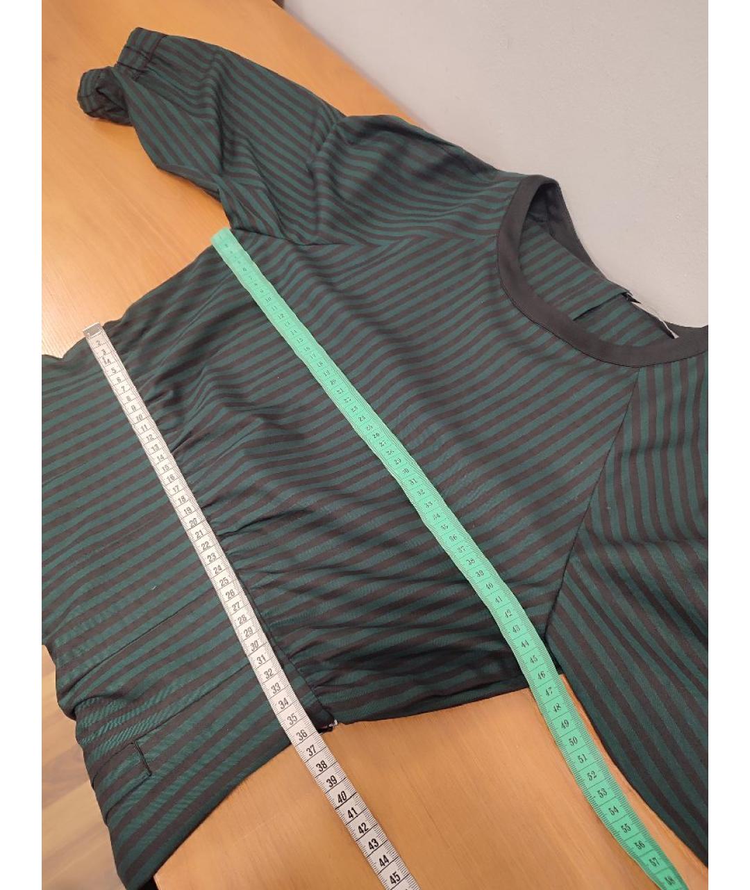 MARELLA Мульти хлопко-эластановое повседневное платье, фото 8