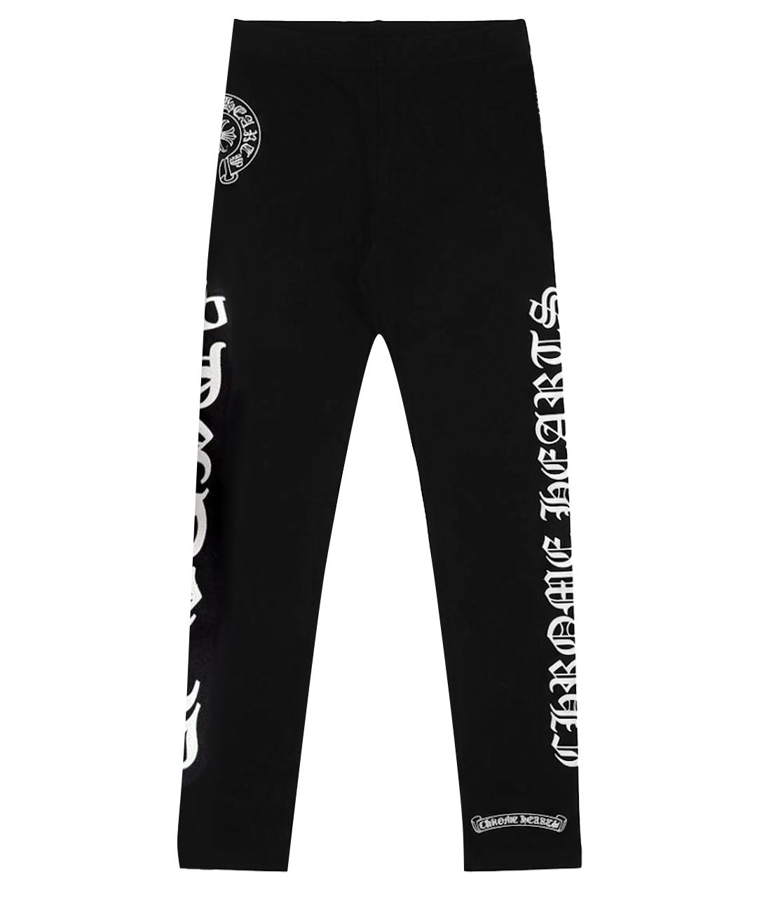 CHROME HEARTS Черные хлопковые капри, фото 1