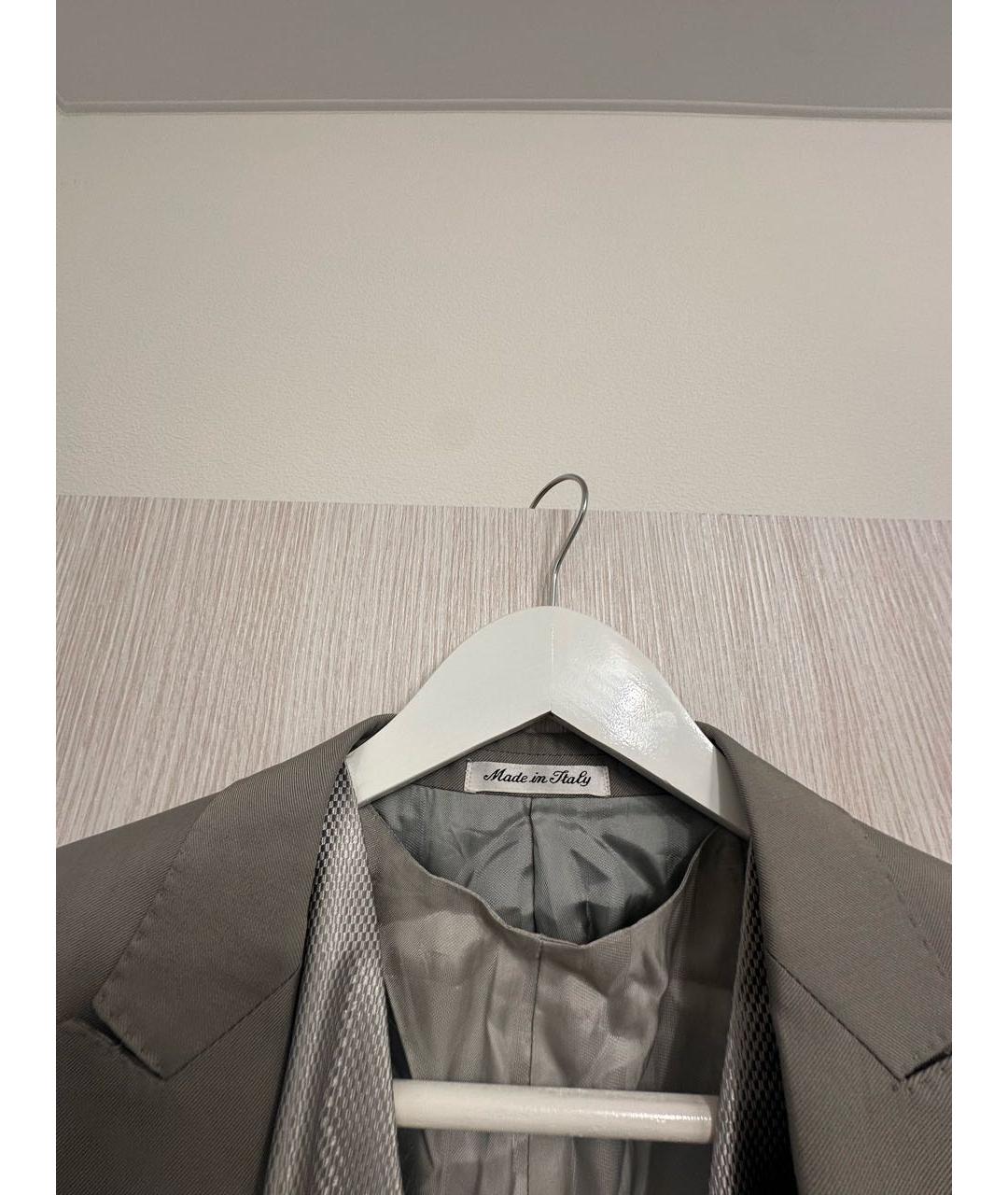 PAL ZILERI Серый костюм-тройка, фото 2