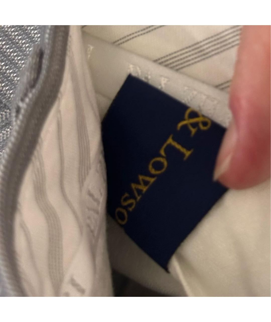 PAL ZILERI Серый костюм-тройка, фото 5