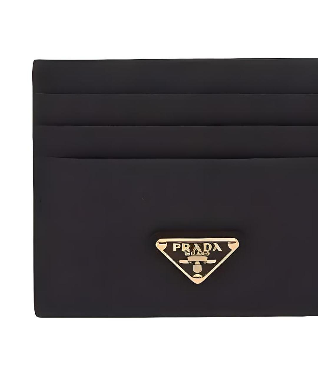 PRADA Черный кожаный кардхолдер, фото 5