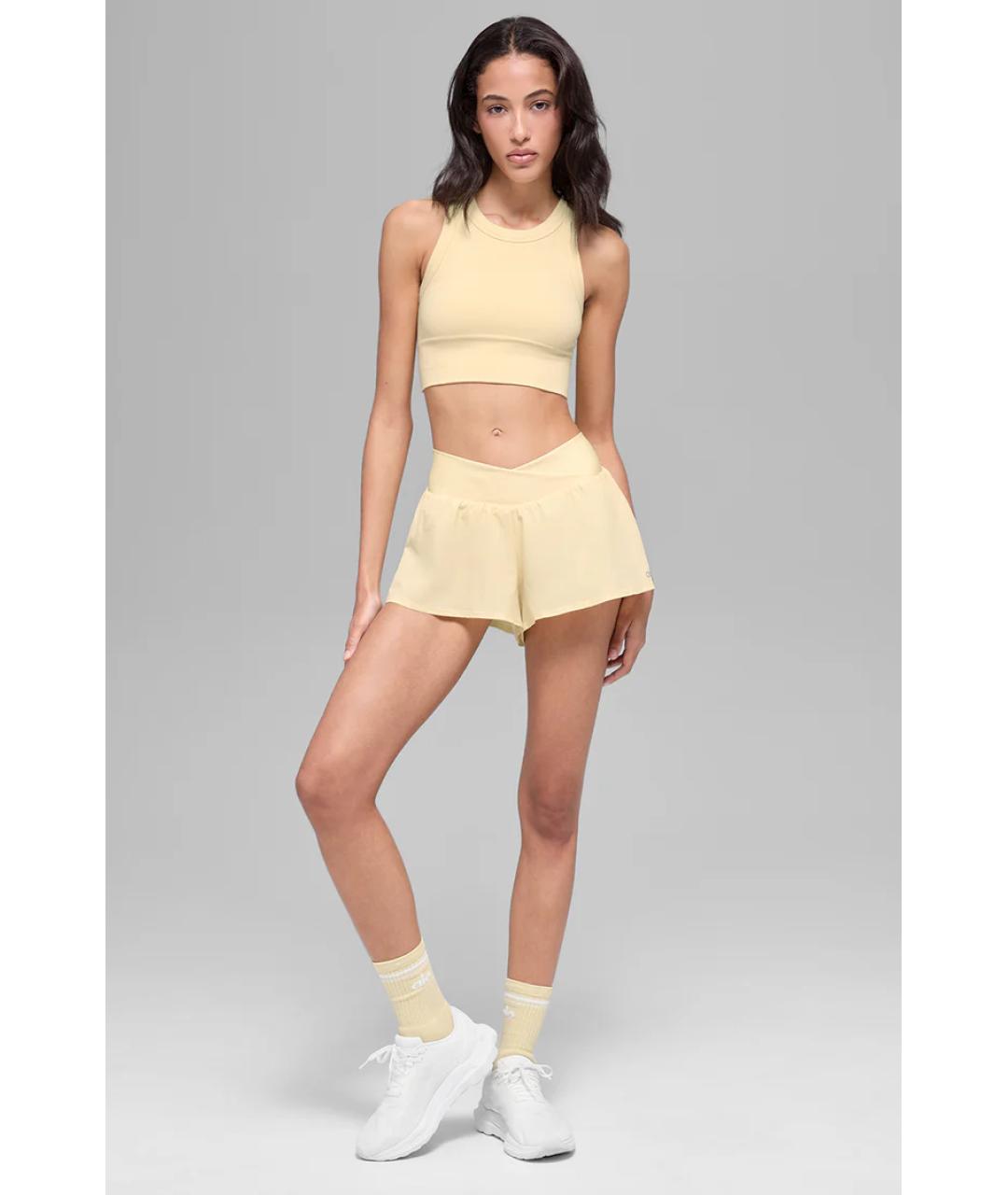 ALO YOGA Желтая майка, фото 6