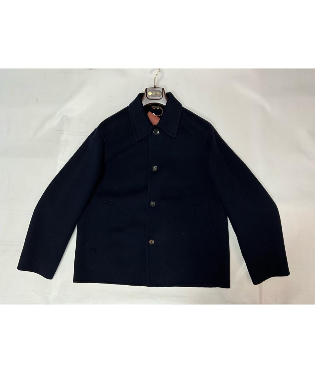 LORO PIANA Синее кашемировое пальто, фото 8